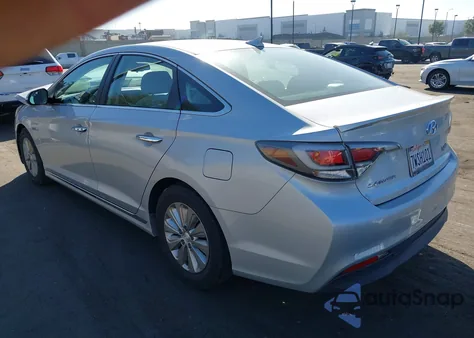 2017 Hyundai Sonata Hybrid Se из США, поврежденный, VIN KMHE24L19HA059190